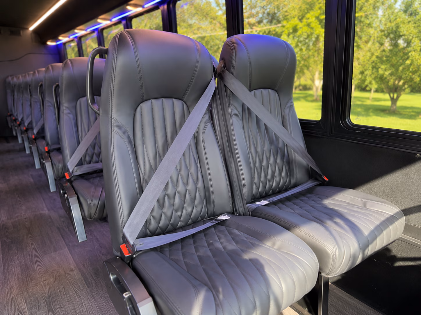 carlsbad 18 passenger minibus interior