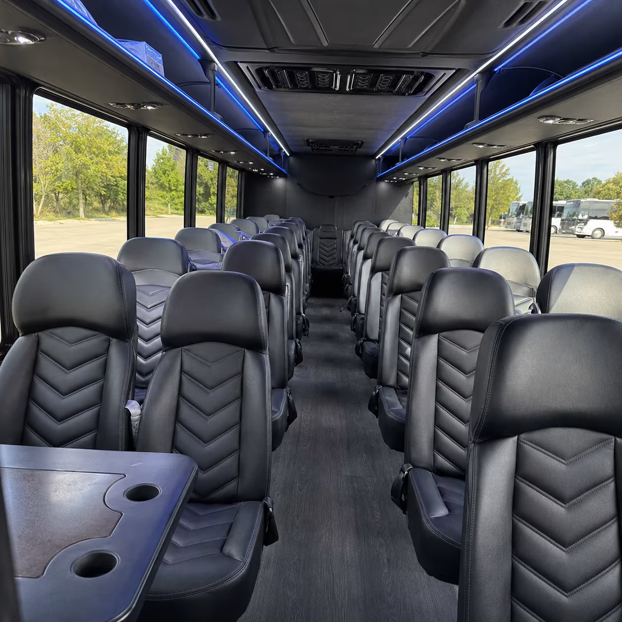 carlsbad 28 passenger minibus inside