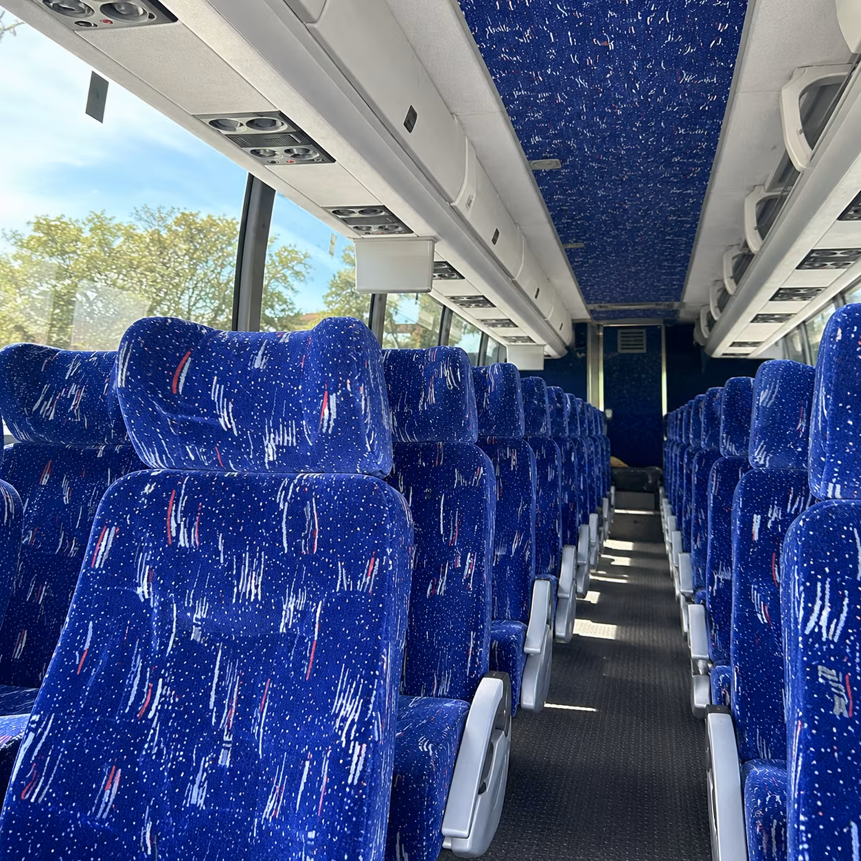 carlsbad 56 passenger charter bus inside