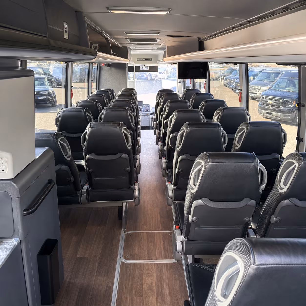 carlsbad 56 passenger charter bus interior
